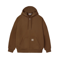 Hooded Square Label Jacket