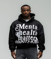 Mental Health Matters Hoodie - Black