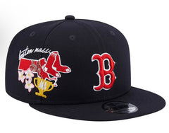 Men's Boston Red Sox New Era Navy Icon 9FIFTY Snapback