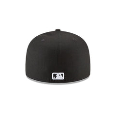 Men Los Angeles angels 59fifty black basic outline