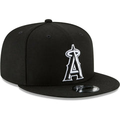 Men angels basic snap black outline 9fifty hat