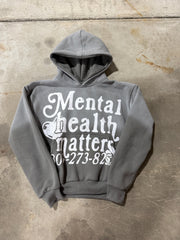 Mental Health Matters Hoodie - Gray