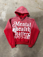 Mental Health Matters Hoodie - Red