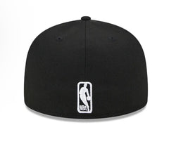 LOS ANGELES LAKERS SIDEPATCH WESTERN CONFERENCE 59FIFTY FITTED HAT - BLACK/ WHITE