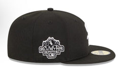 Chicago White Sox New Era Black and White Side Patch 59FIFTY Fitted Hat - Men's