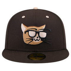 Lehigh Valley IronPigs New Era Theme Night Cats 59FIFTY Fitted Hat - Brown