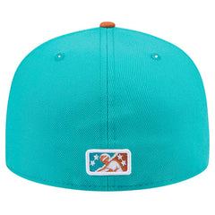 Winston-Salem Dash New Era Theme Night Hype Hens 59FIFTY Fitted Hat - Turquoise