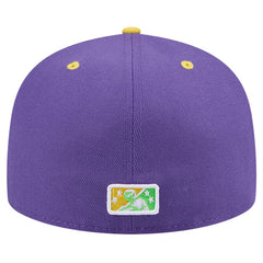 Biloxi Shuckers New Era Theme Night King Cakes 59FIFTY Fitted Hat - Purple