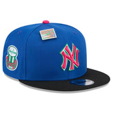 Men's New York Yankees New Era Royal/Black Watermelon Big League Chew Flavor Pack 9FIFTY Snapback Hat