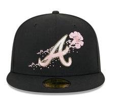 Atlanta Braves Dotted Floral 59FIFTY Fitted