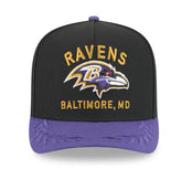 Baltimore Ravens 2025 Draft 9FIFTY A-Frame Snapback