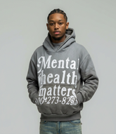 Mental Health Matters Hoodie - Gray
