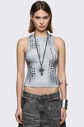 Zinc Washed Vest Top