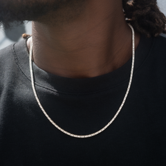 Diamond Tennis Chain + Bracelet Bundle in Yellow Gold- 2mm