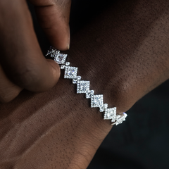 Cloister Link Chain + Bracelet Bundle in White Gold