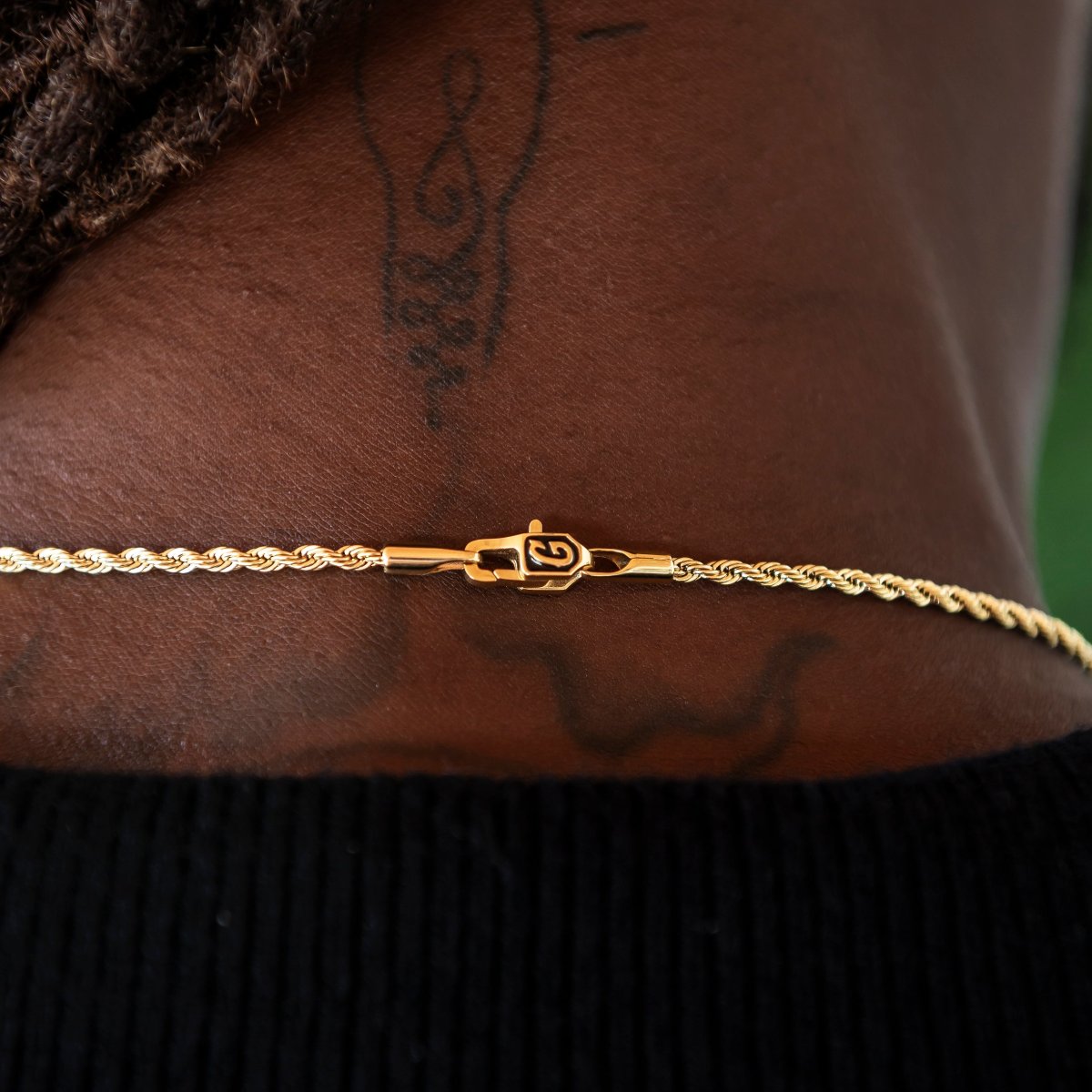 Rope Chain + Bracelet Bundle in Yellow Gold- 2mm