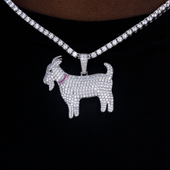 GOAT and Bolt Set in White Gold