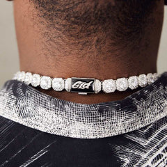 Clustered Tennis Necklace + Bracelet Bundle- 12mm