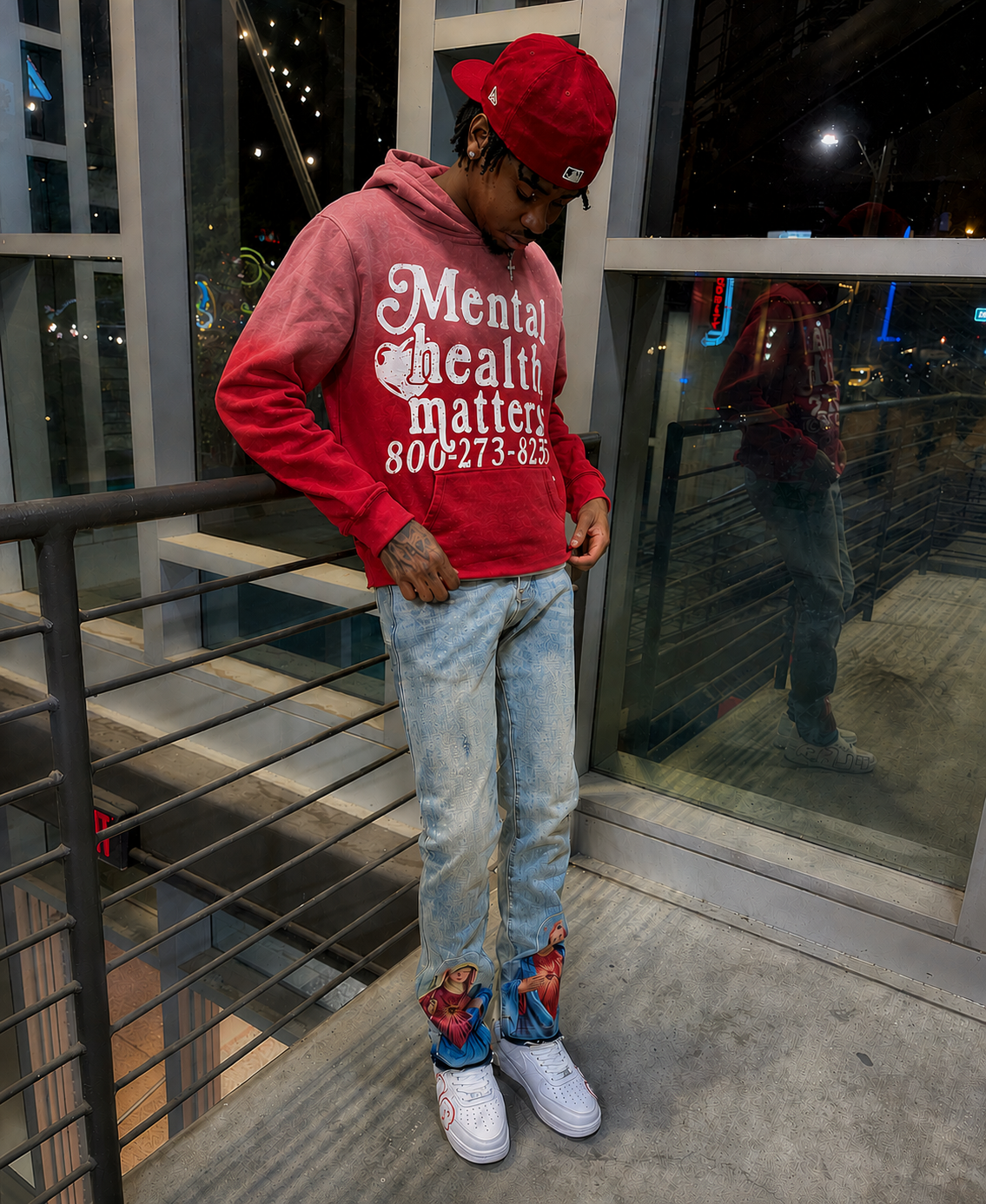 Mental Health Matters Hoodie - Red