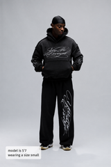 Calligraphy Hoodie - Black