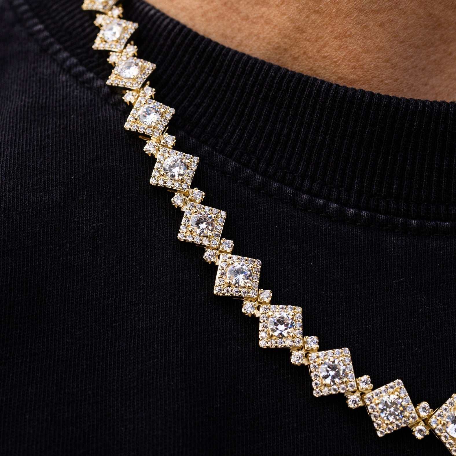 Cloister Link Chain + Bracelet Bundle in Yellow Gold
