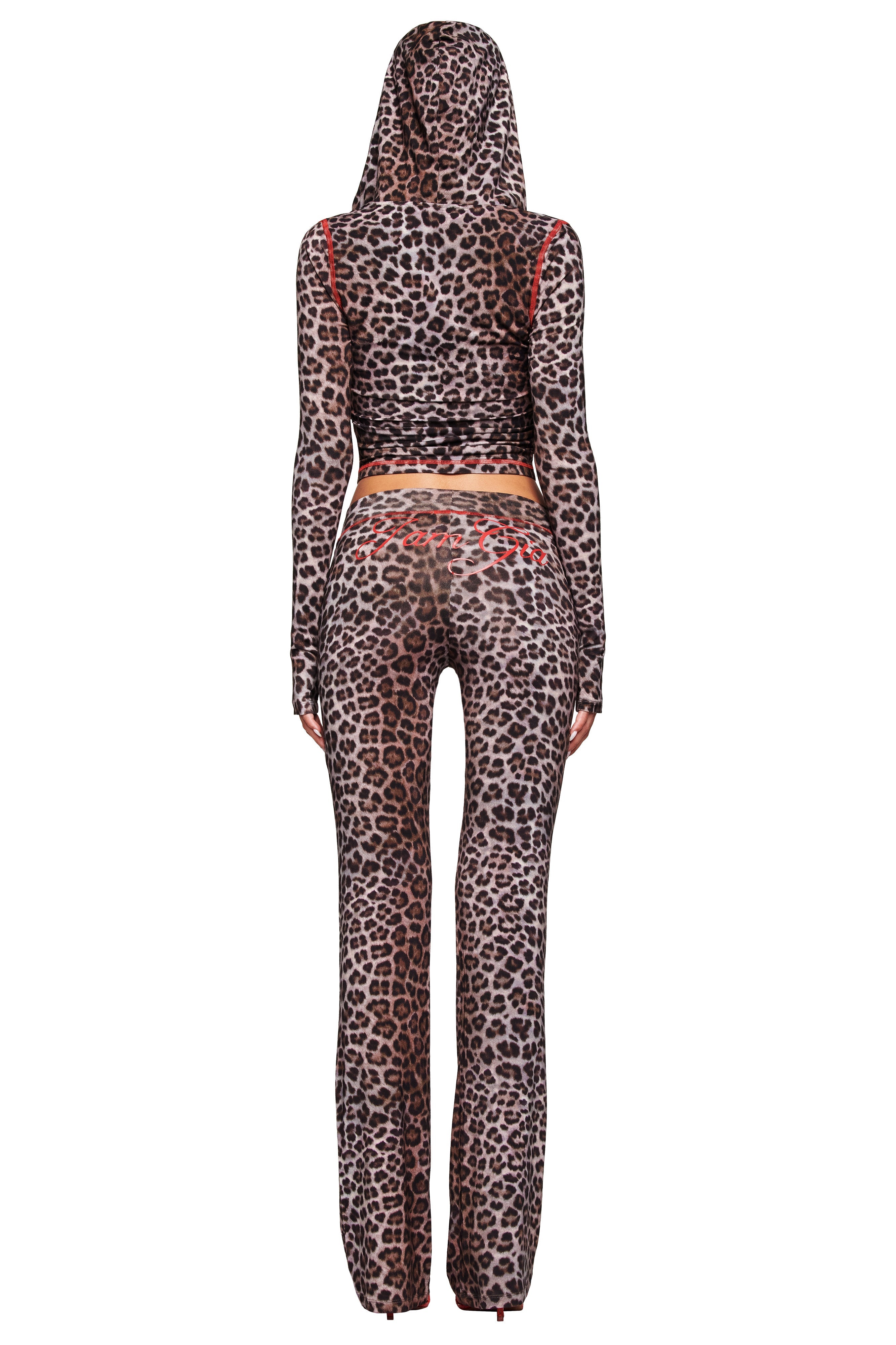 BLARE TRACKPANT - DARK LEOPARD