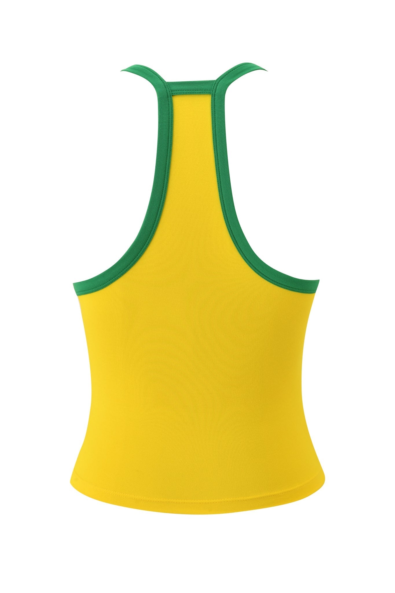 BLARE V-NECK TOP AND HEADBAND - YELLOW