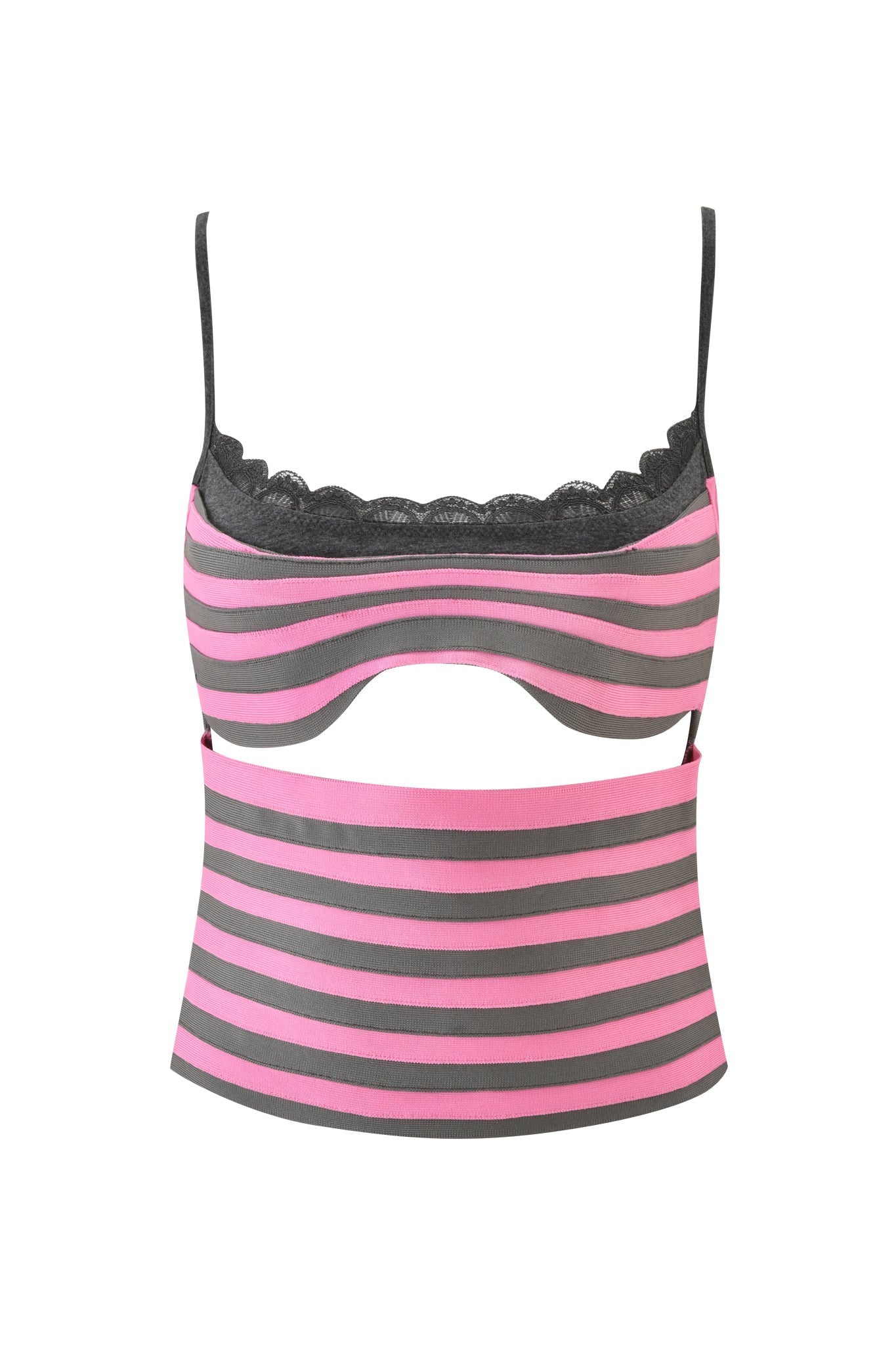 NYNA BANDAGE CAMI TOP - HOT PINK