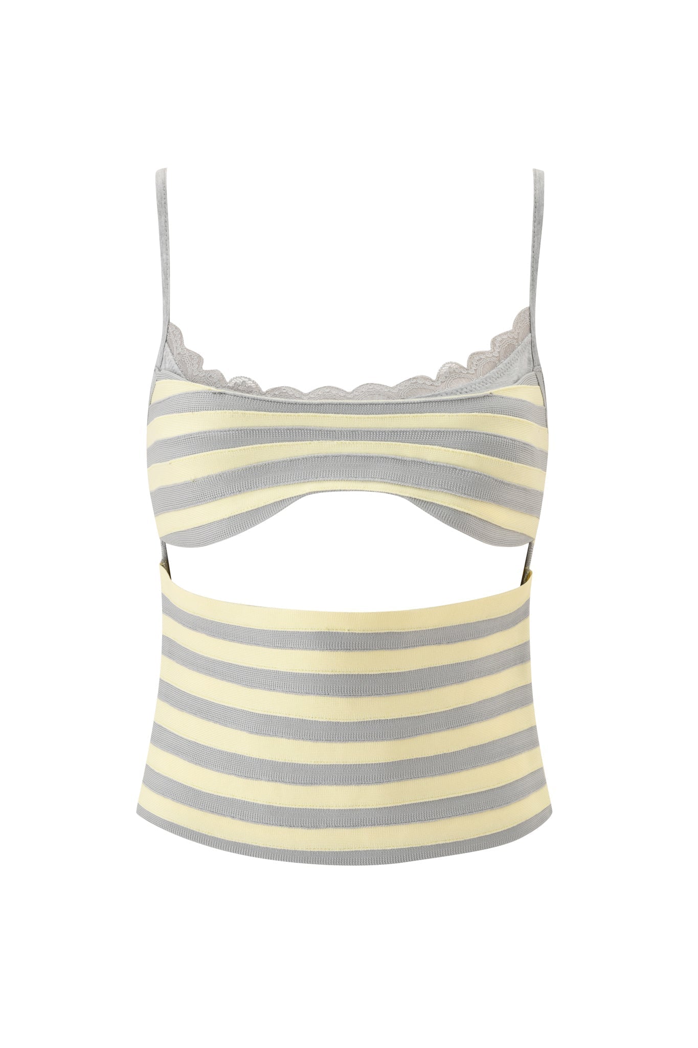 NYNA BANDAGE CAMI TOP - YELLOW