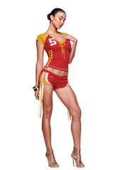 NOVIA MICRO SPORT SHORT - RED