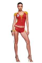 NOVIA MICRO SPORT SHORT - RED