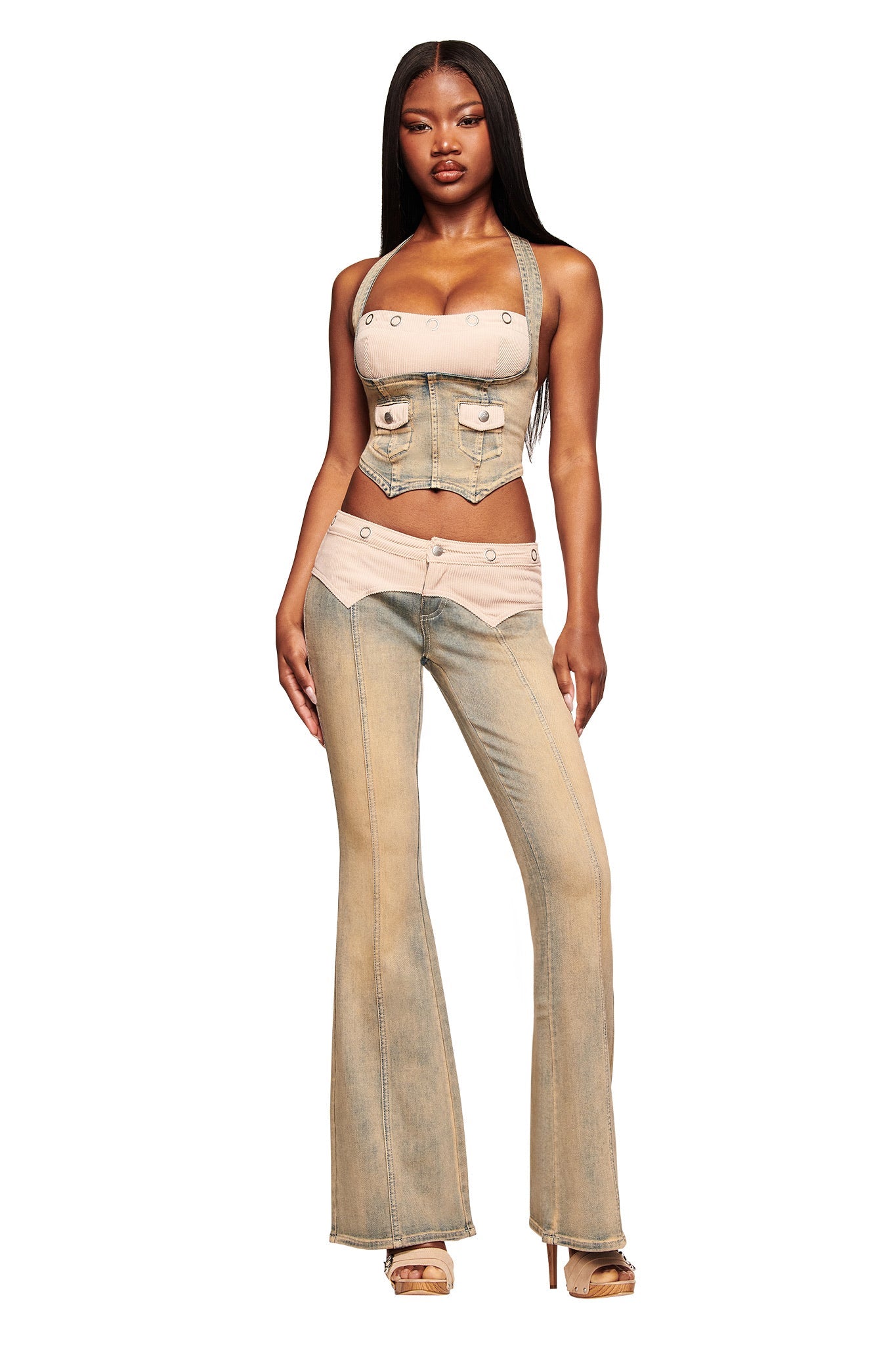 TOMMIE CORSET - ANTIQUE DENIM