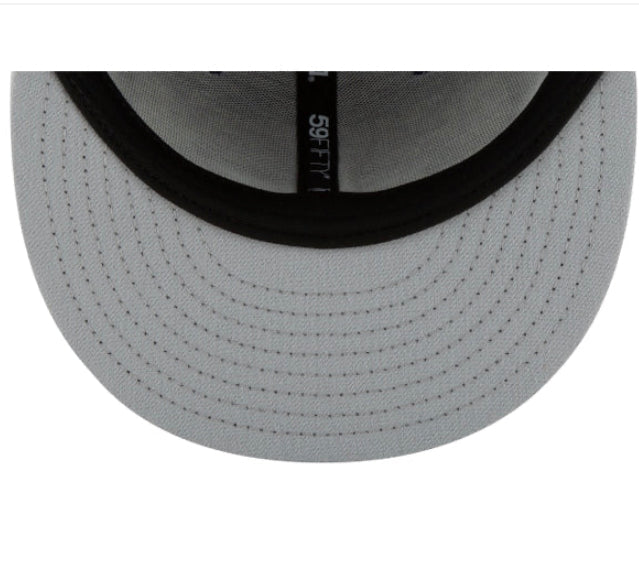 Men Los Angeles angels 59fifty black basic outline