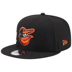 Men's Baltimore Orioles New Era Black Icon 9FIFTY Snapback