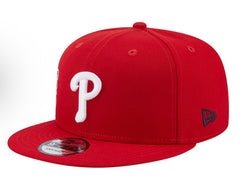 Philadelphia Phillies New Era Icon 9FIFTY Snapback - Red