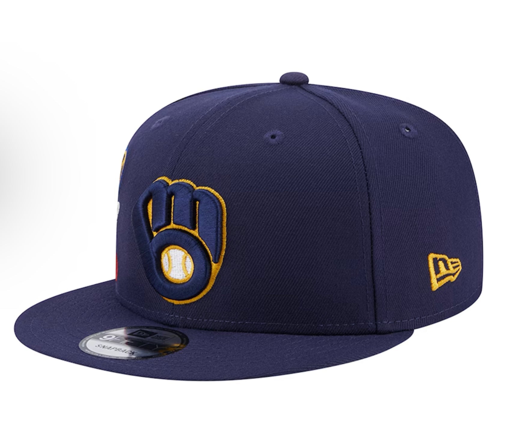 Milwaukee Brewers New Era Icon 9FIFTY Snapback - Navy