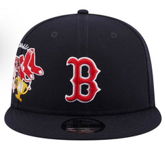 Men's Boston Red Sox New Era Navy Icon 9FIFTY Snapback