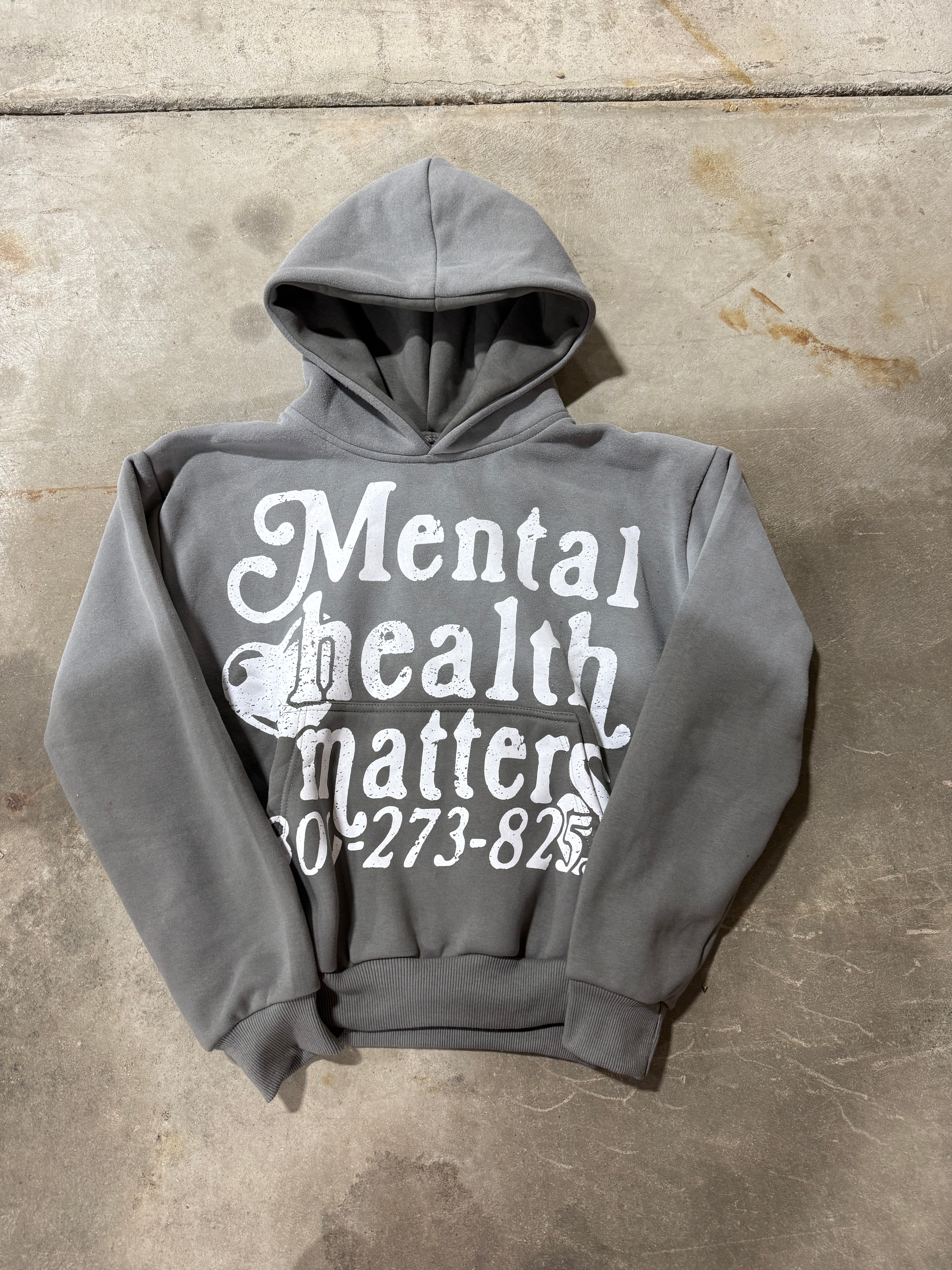 Mental Health Matters Hoodie - Gray