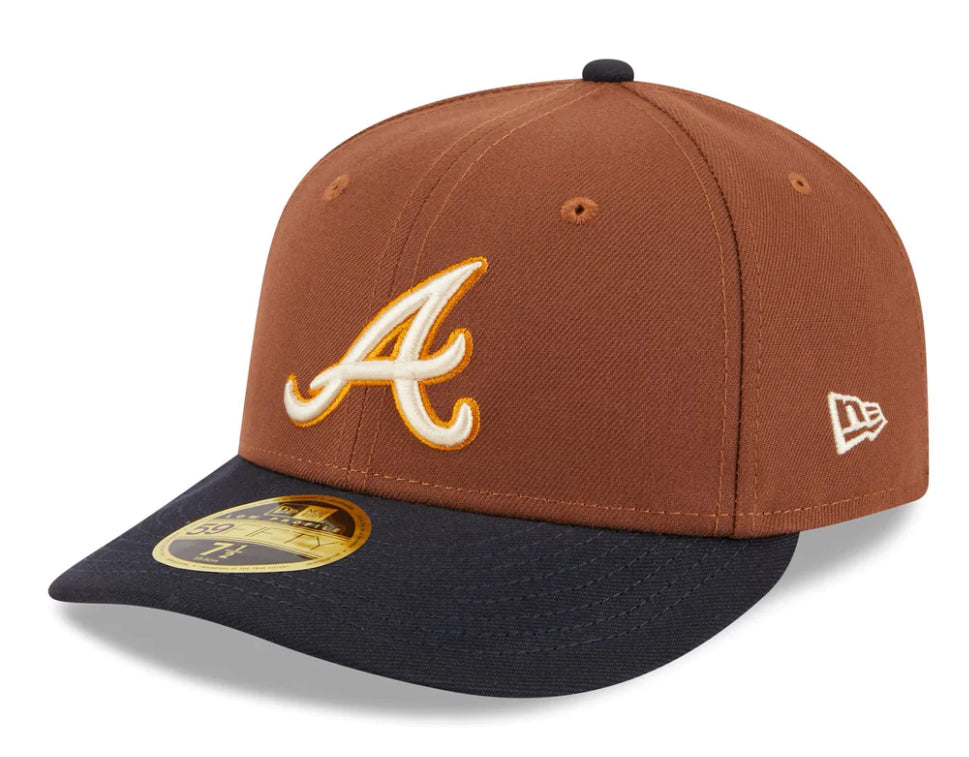 Men Atlanta Braves Tiramisu Low Profile 59FIFTY Fitted