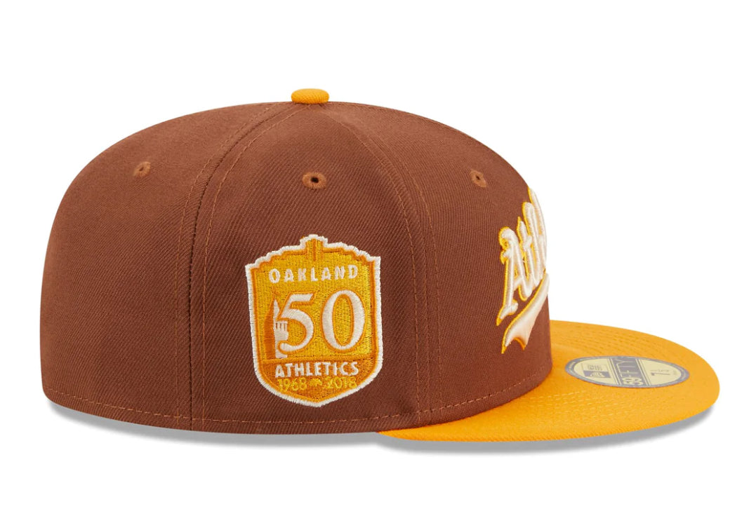 Men Oakland Athletics Tiramisu 59FIFTY Fitted5