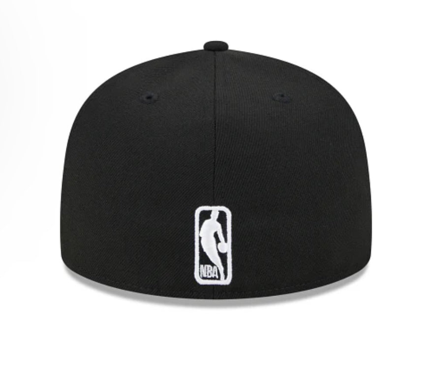 LOS ANGELES LAKERS SIDEPATCH WESTERN CONFERENCE 59FIFTY FITTED HAT - BLACK/ WHITE
