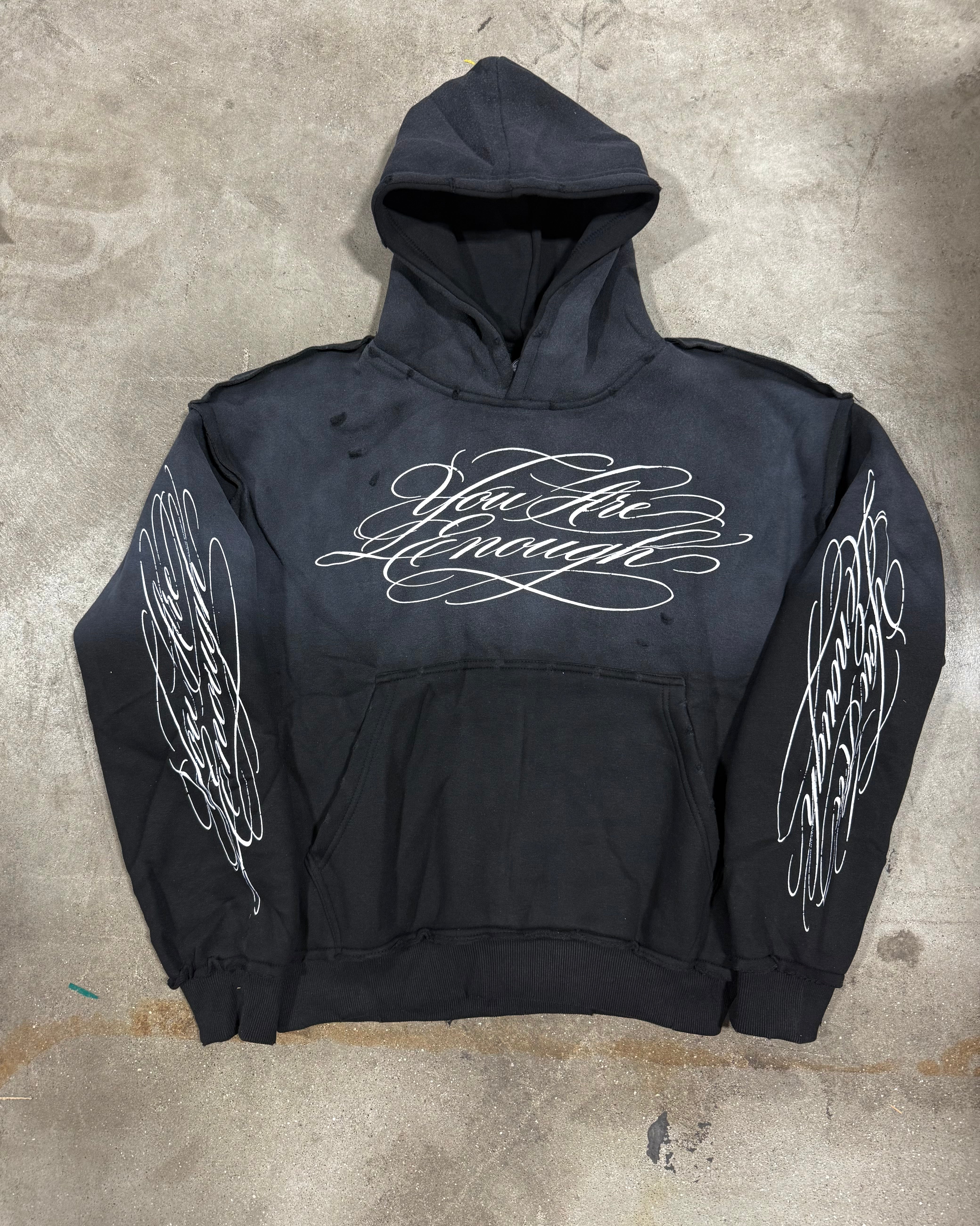 Calligraphy Hoodie - Black