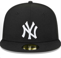 NEW YORK YANKEES SIDEPATCH 2000 WORLD SERIES 59FIFTY FITTED HAT - BLACK/ WHITE