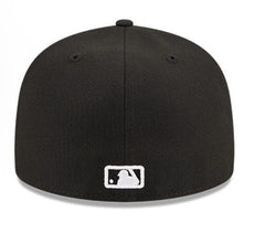 NEW YORK YANKEES SIDEPATCH 2000 WORLD SERIES 59FIFTY FITTED HAT - BLACK/ WHITE