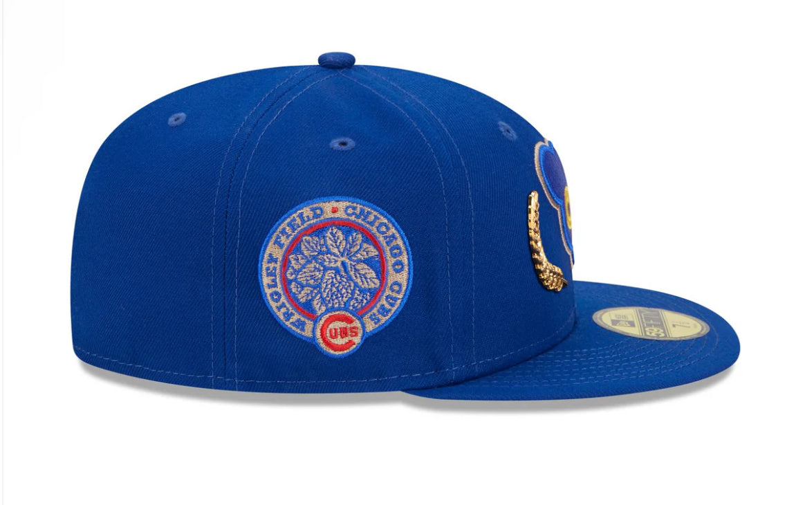 Chicago Cubs Gold Leaf 59FIFTY Fitted