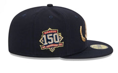 Atlanta Braves Gold Leaf 59FIFTY Fitted