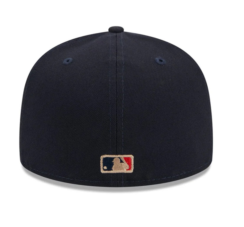 Atlanta Braves Gold Leaf 59FIFTY Fitted