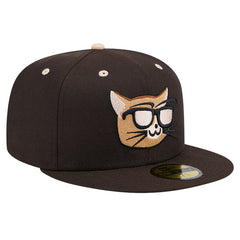 Lehigh Valley IronPigs New Era Theme Night Cats 59FIFTY Fitted Hat - Brown