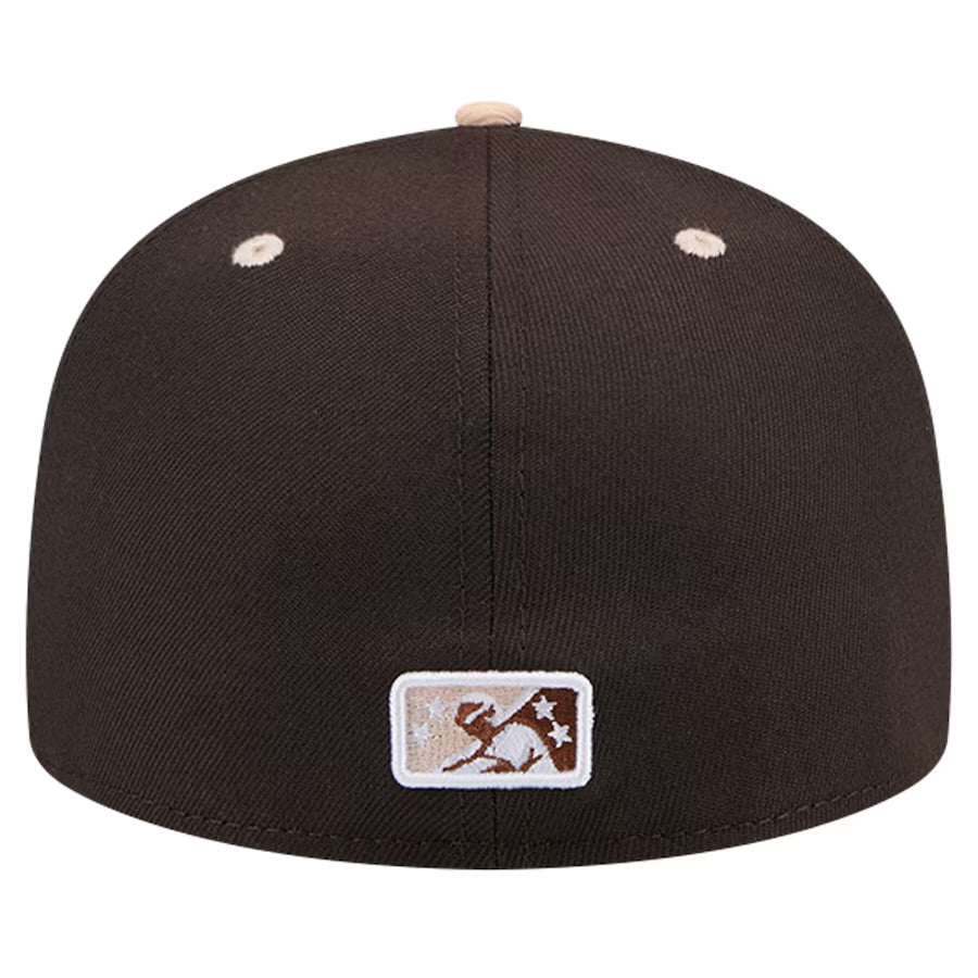 Lehigh Valley IronPigs New Era Theme Night Cats 59FIFTY Fitted Hat - Brown