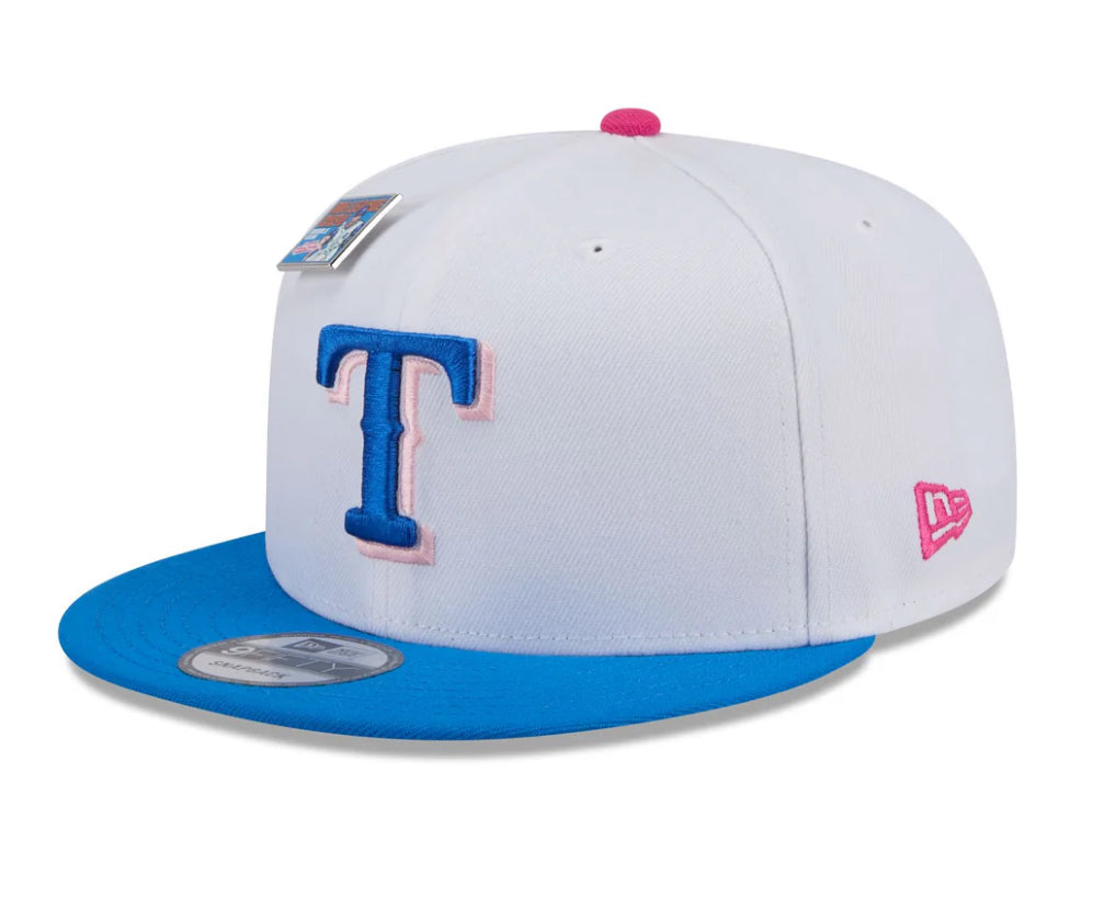 Texas Rangers Big League Chew Cotton Candy 9FIFTY Snapback